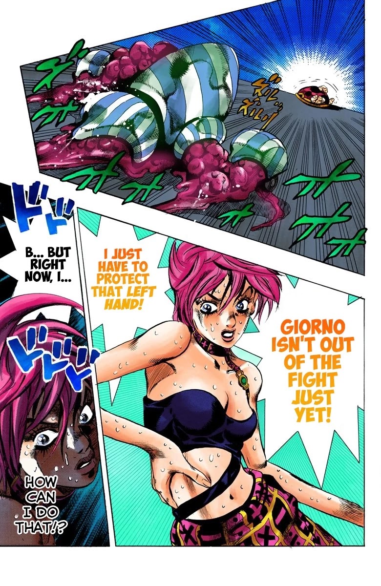 JoJo's Bizarre Adventure Part 5 - Vento Aureo (Official Colored) chapter 97 page 20