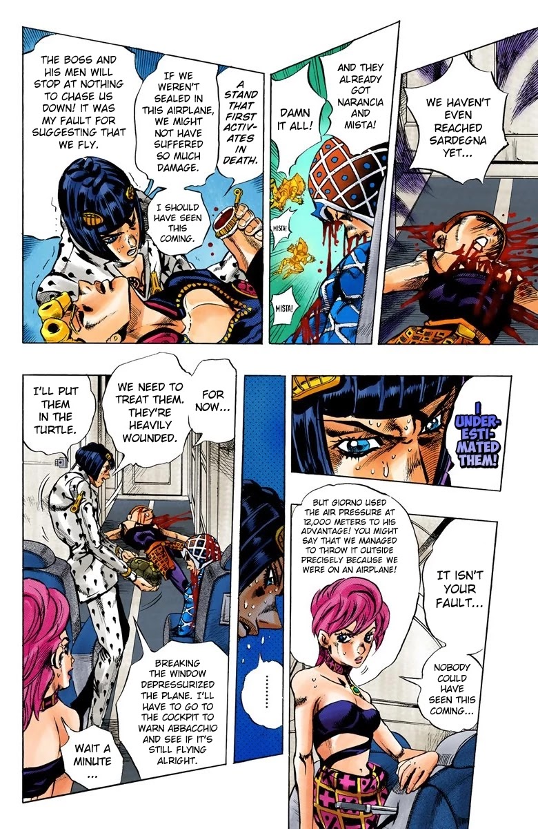 JoJo's Bizarre Adventure Part 5 - Vento Aureo (Official Colored) chapter 97 page 7