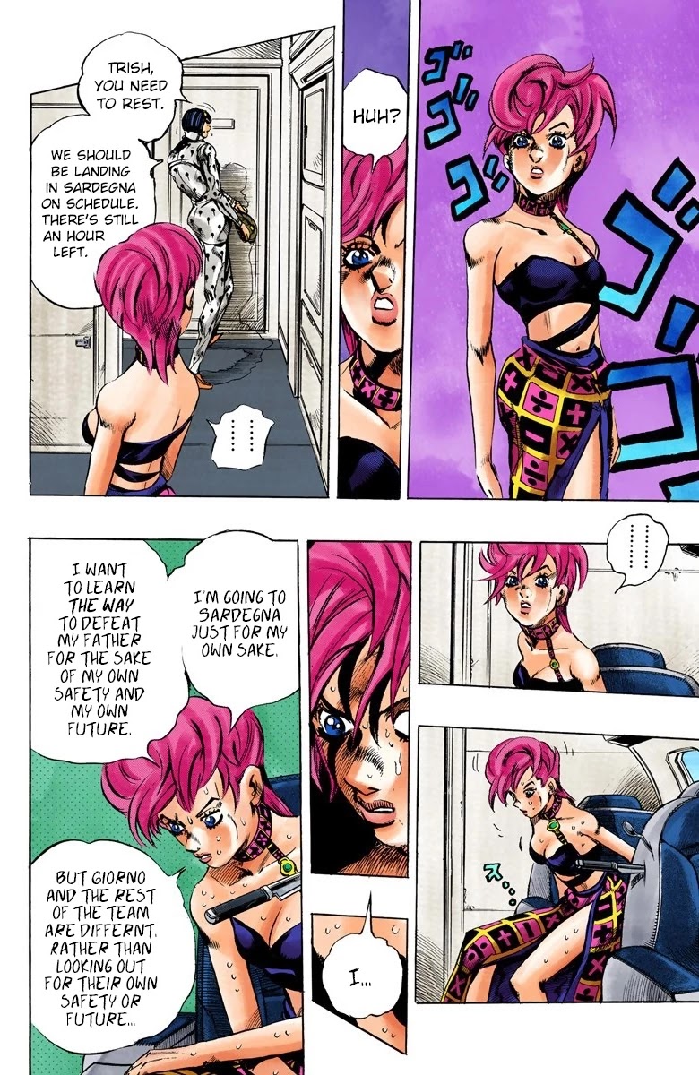 JoJo's Bizarre Adventure Part 5 - Vento Aureo (Official Colored) chapter 97 page 9