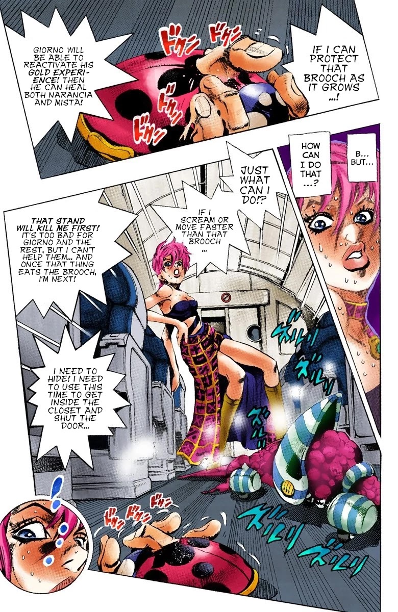 JoJo's Bizarre Adventure Part 5 - Vento Aureo (Official Colored) chapter 98 page 5