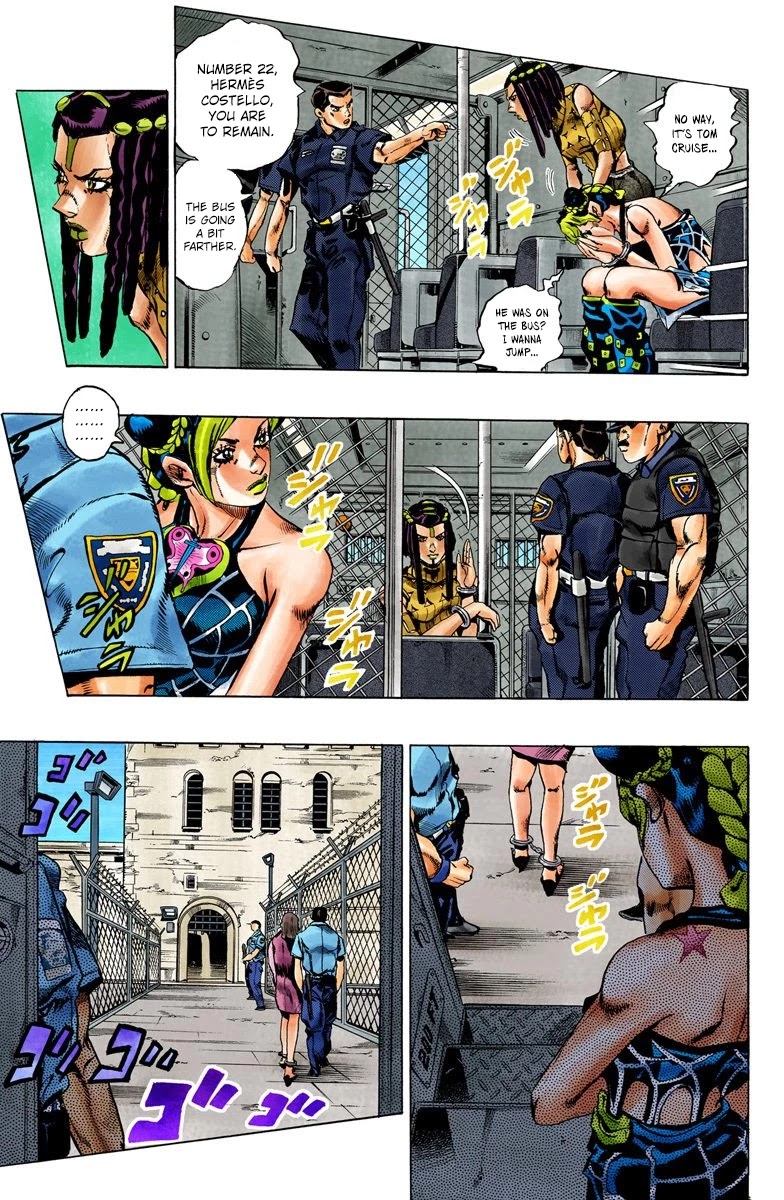 JoJo's Bizarre Adventure Part 6 - Stone Ocean (Official Colored) chapter 1 page 28