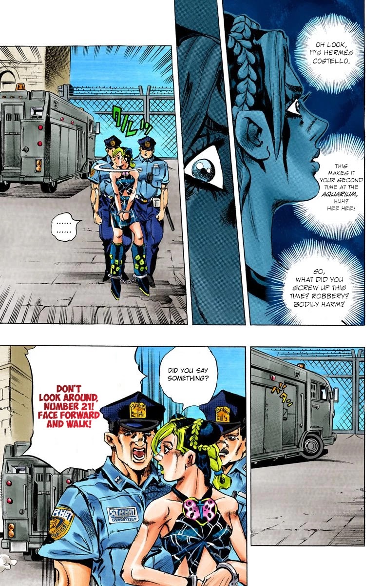 JoJo's Bizarre Adventure Part 6 - Stone Ocean (Official Colored) chapter 1 page 30