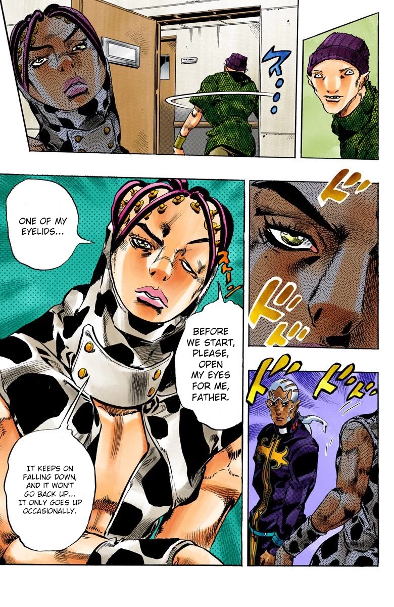 JoJo's Bizarre Adventure Part 6 - Stone Ocean (Official Colored) chapter 111 page 19