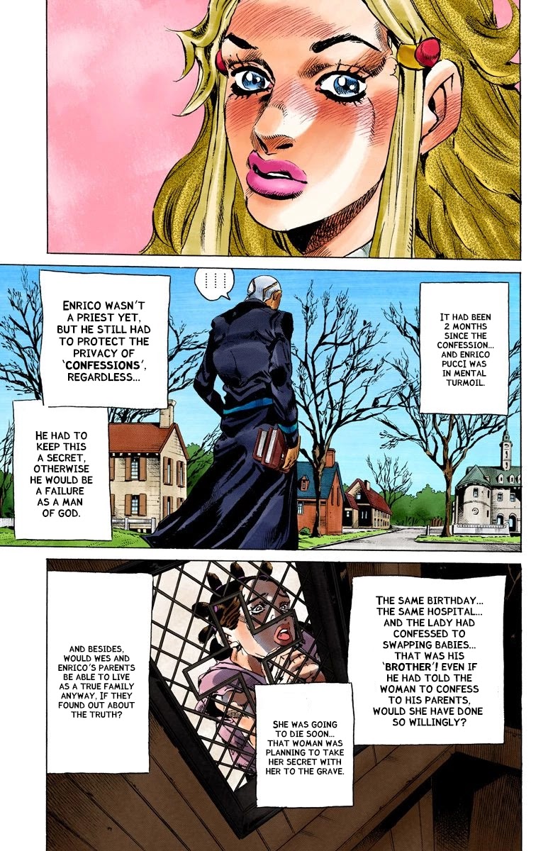 JoJo's Bizarre Adventure Part 6 - Stone Ocean (Official Colored) chapter 128 page 7