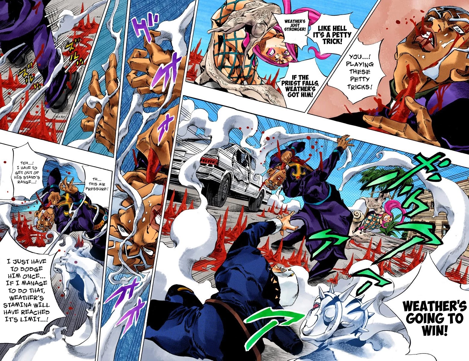JoJo's Bizarre Adventure Part 6 - Stone Ocean (Official Colored) chapter 136 page 3