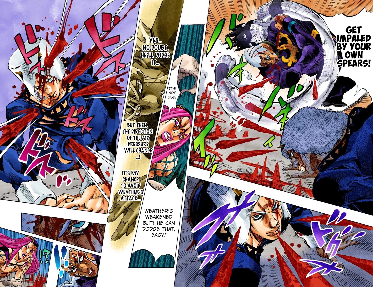 JoJo's Bizarre Adventure Part 6 - Stone Ocean (Official Colored) chapter 136 page 4