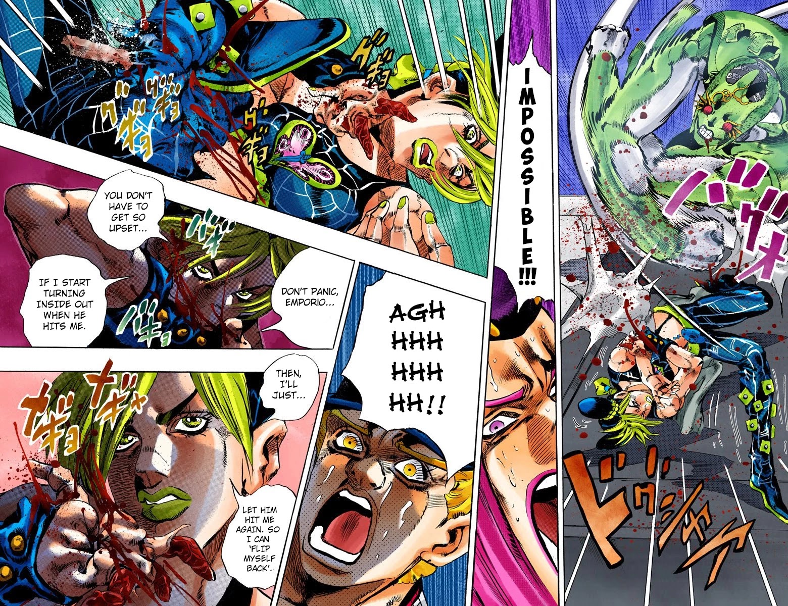 JoJo's Bizarre Adventure Part 6 - Stone Ocean (Official Colored) chapter 141 page 15