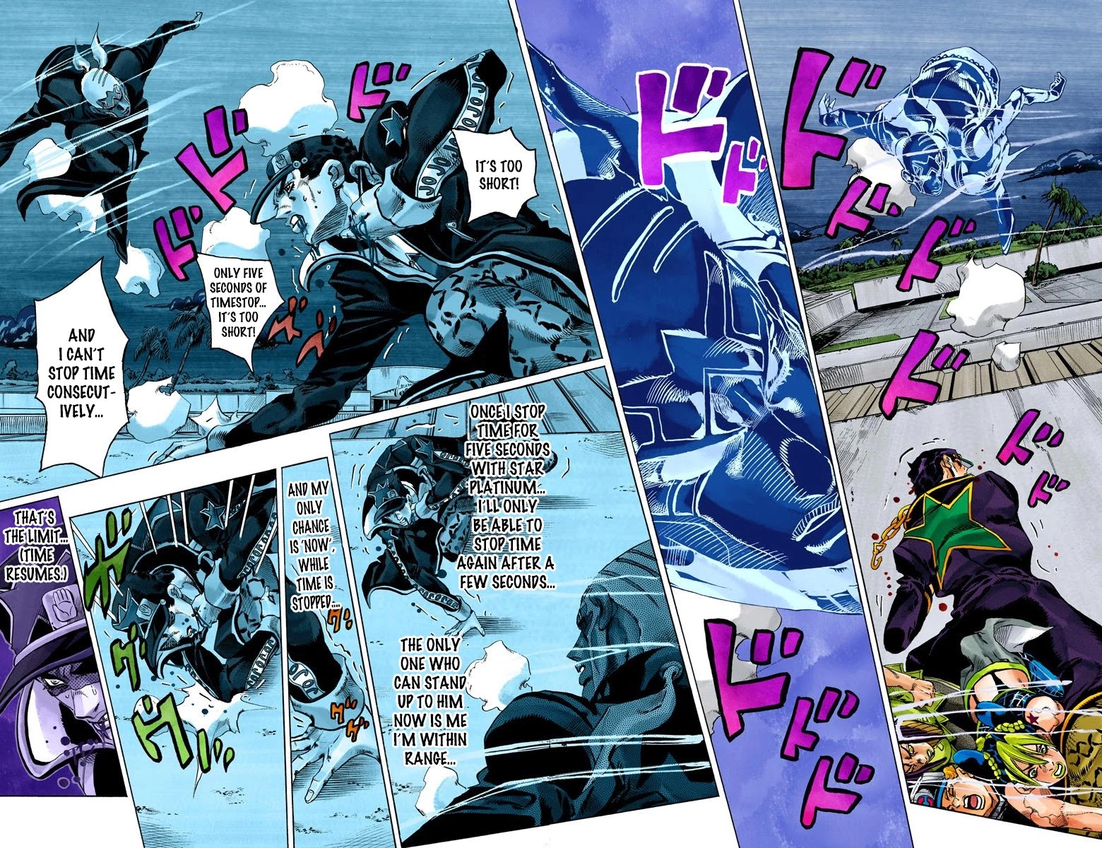 JoJo's Bizarre Adventure Part 6 - Stone Ocean (Official Colored) chapter 152 page 6