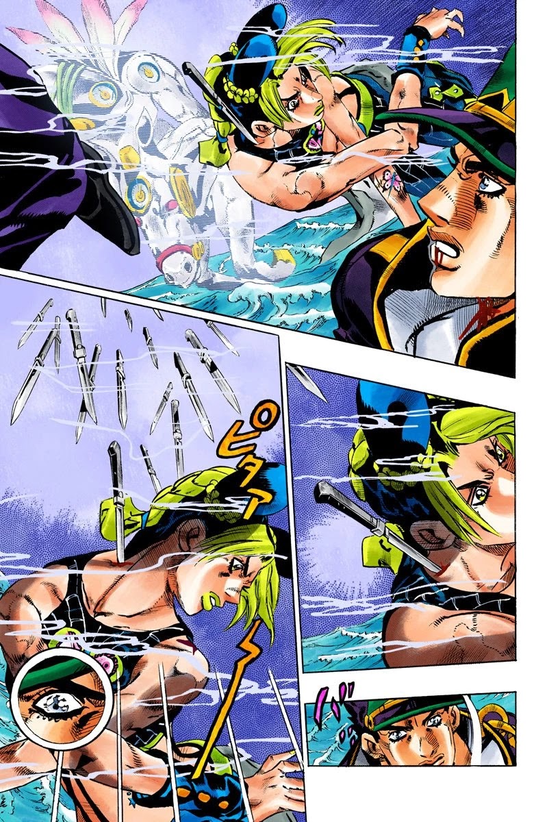 JoJo's Bizarre Adventure Part 6 - Stone Ocean (Official Colored) chapter 154 page 7