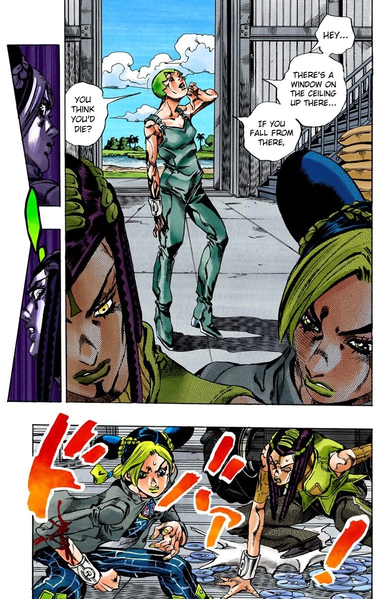 JoJo's Bizarre Adventure Part 6 - Stone Ocean (Official Colored) chapter 33 page 6