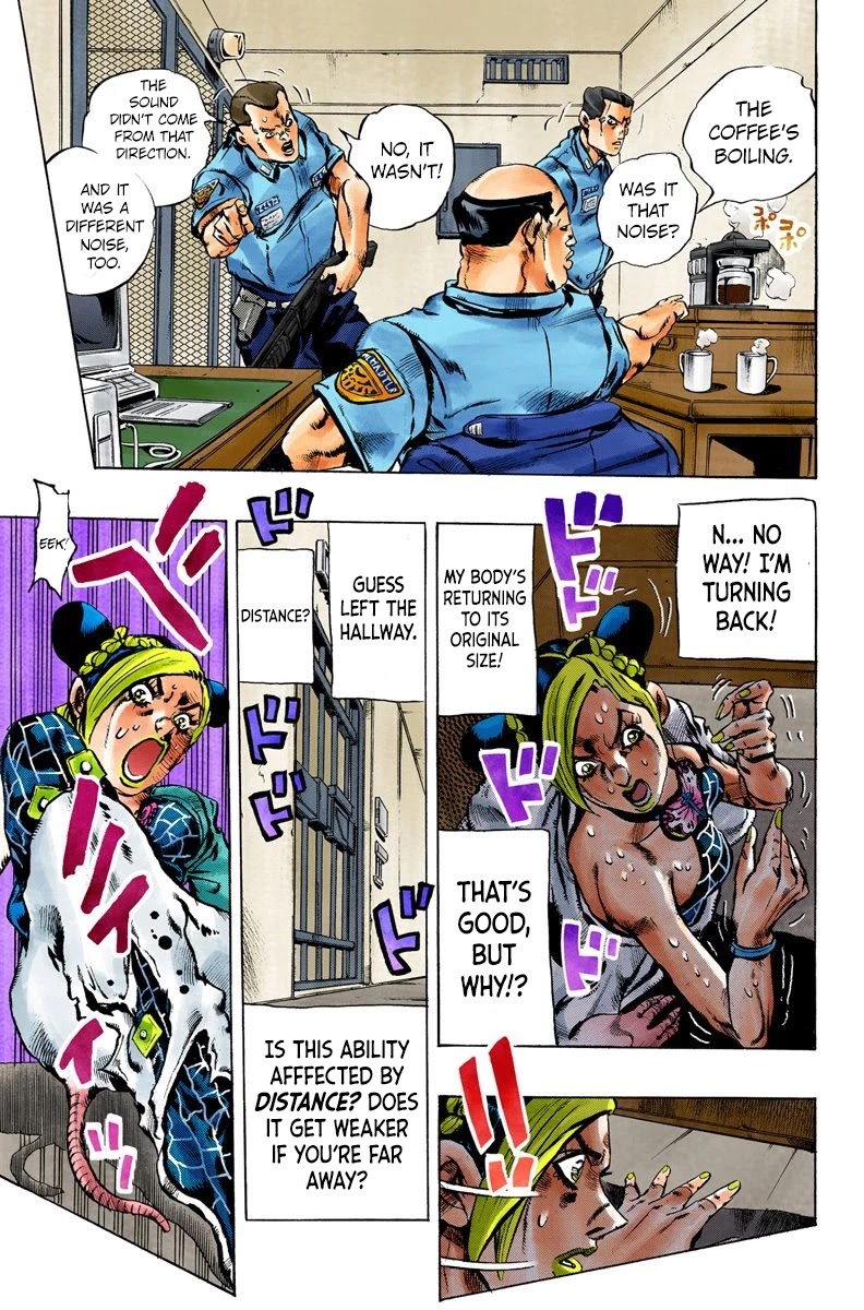 JoJo's Bizarre Adventure Part 6 - Stone Ocean (Official Colored) chapter 7 page 14