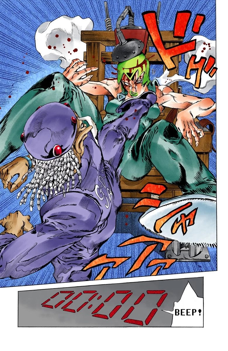 JoJo's Bizarre Adventure Part 6 - Stone Ocean (Official Colored) chapter 72 page 21