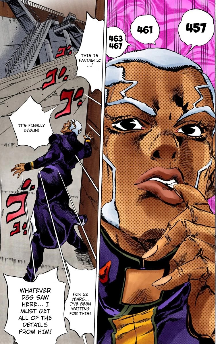 JoJo's Bizarre Adventure Part 6 - Stone Ocean (Official Colored) chapter 84 page 6