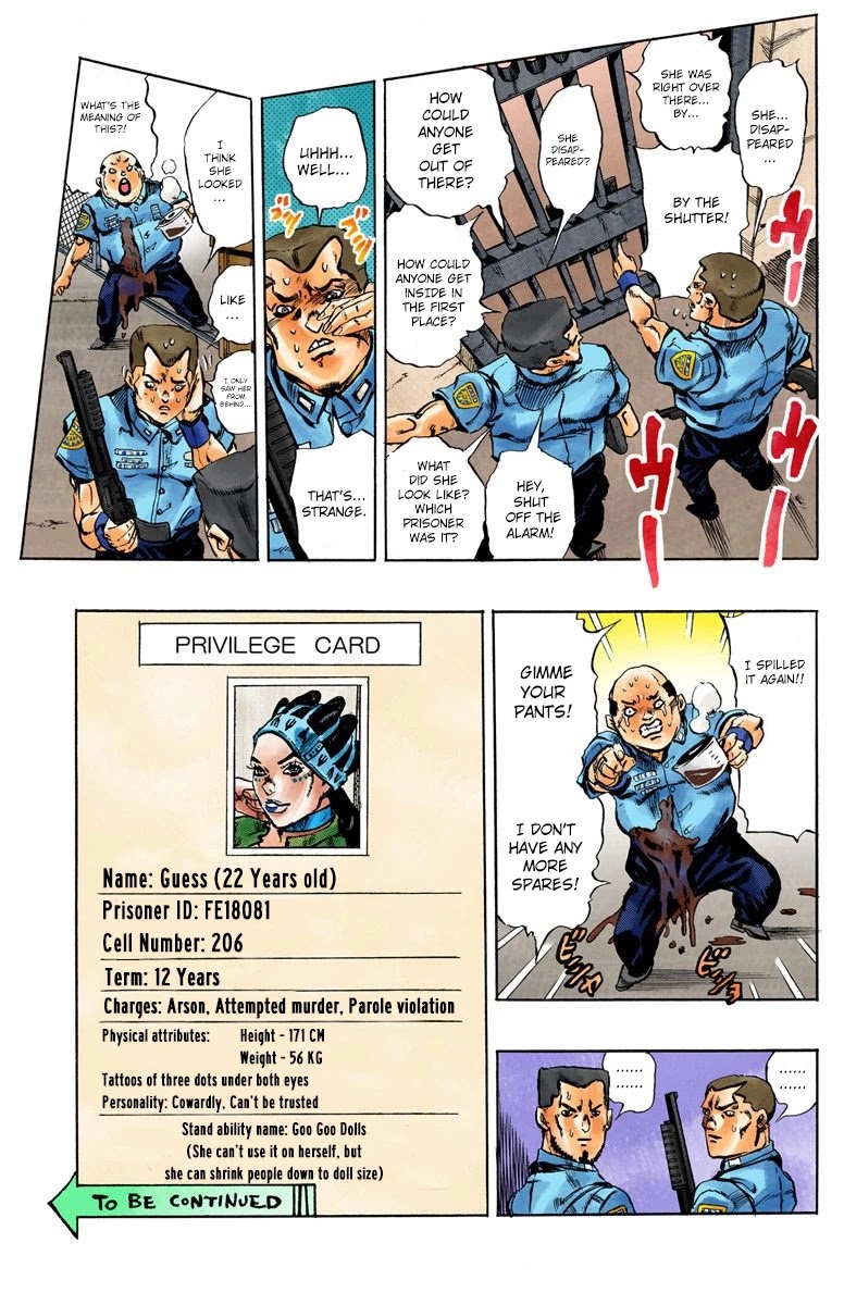 JoJo's Bizarre Adventure Part 6 - Stone Ocean (Official Colored) chapter 9 page 22