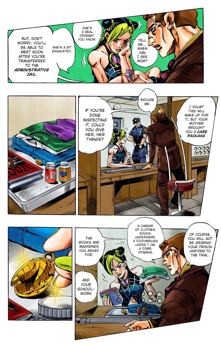 JoJo's Bizarre Adventure Part 6 - Stone Ocean (Official Colored) chapter 1 page 15