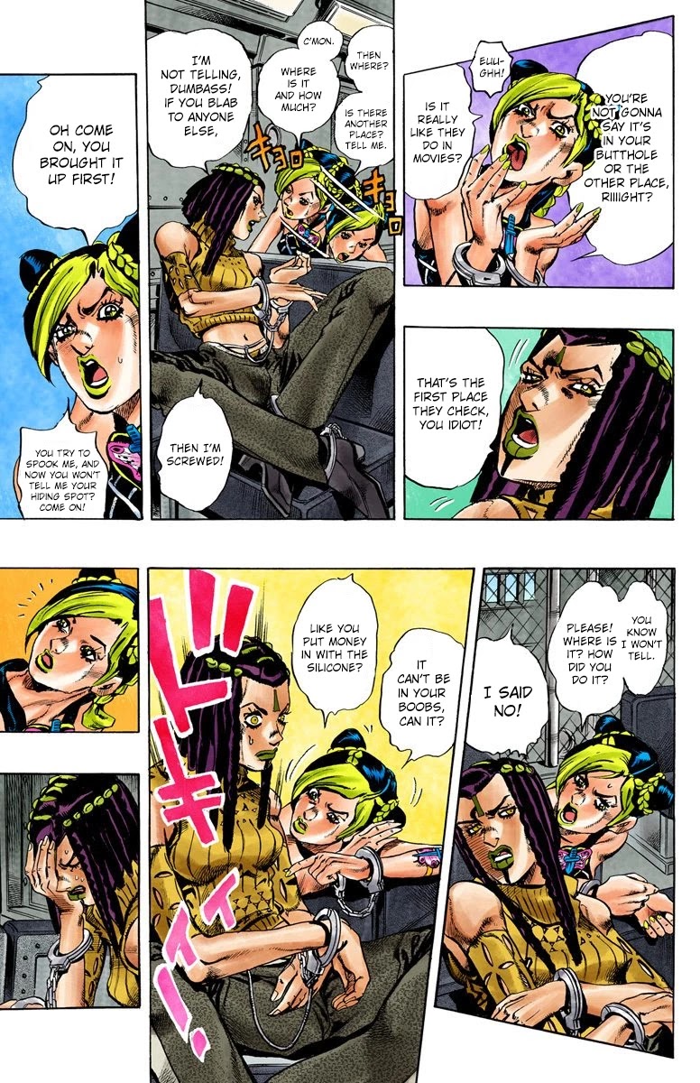JoJo's Bizarre Adventure Part 6 - Stone Ocean (Official Colored) chapter 1 page 26