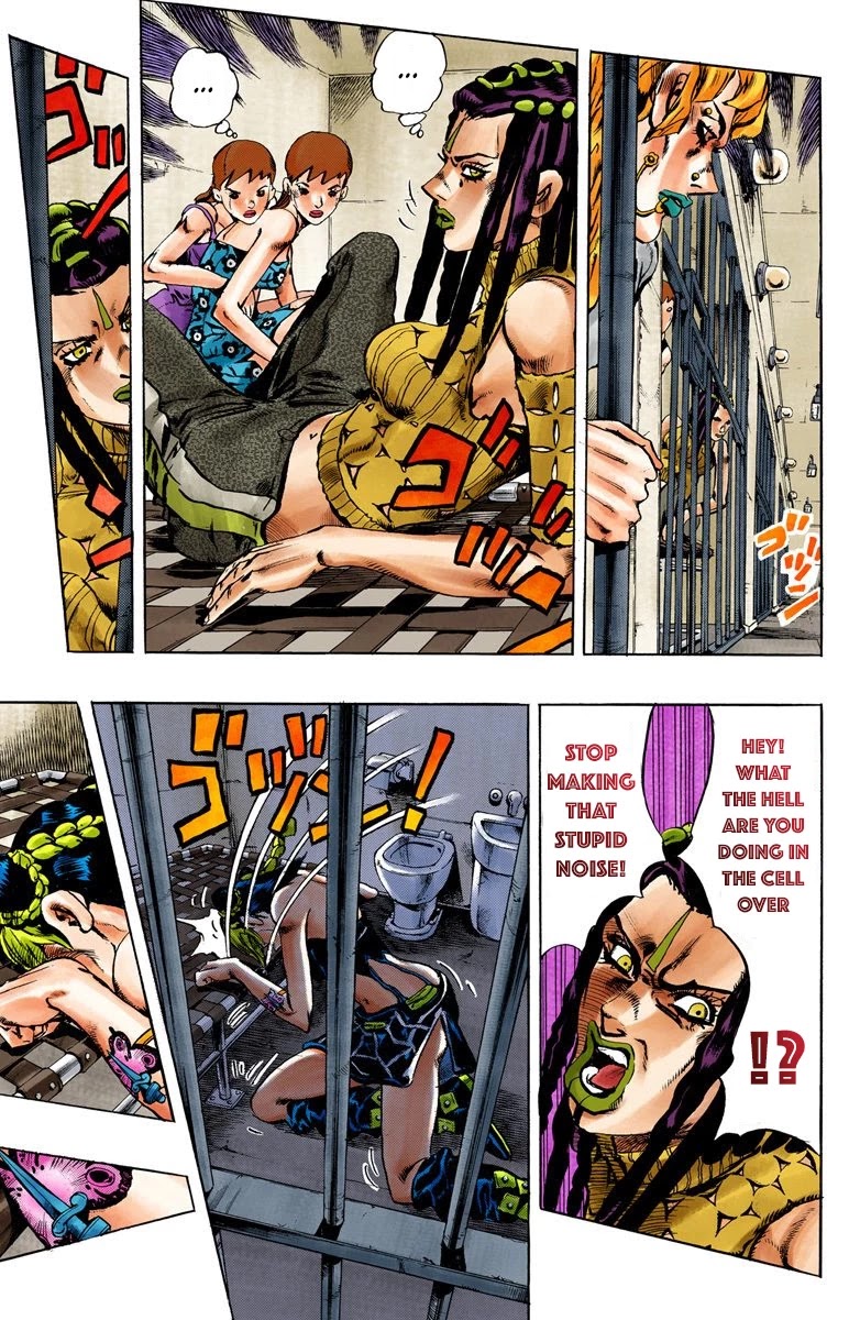 JoJo's Bizarre Adventure Part 6 - Stone Ocean (Official Colored) chapter 1 page 5