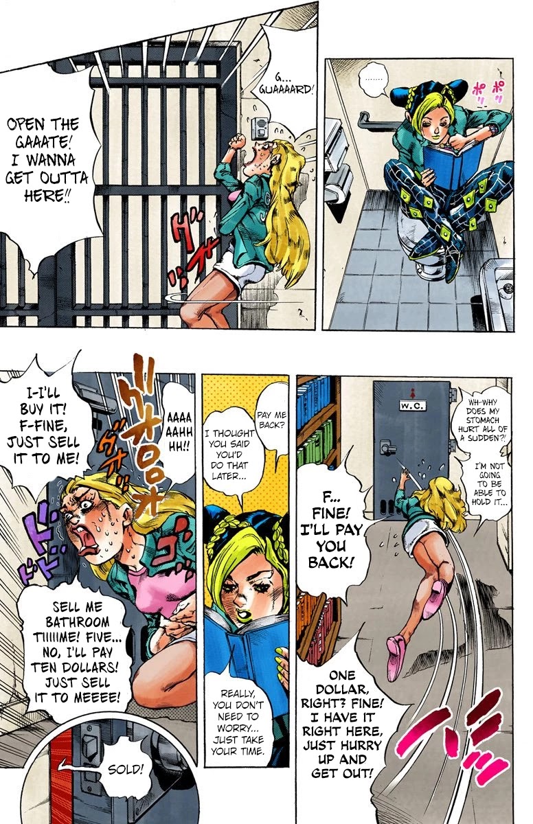JoJo's Bizarre Adventure Part 6 - Stone Ocean (Official Colored) chapter 10 page 17