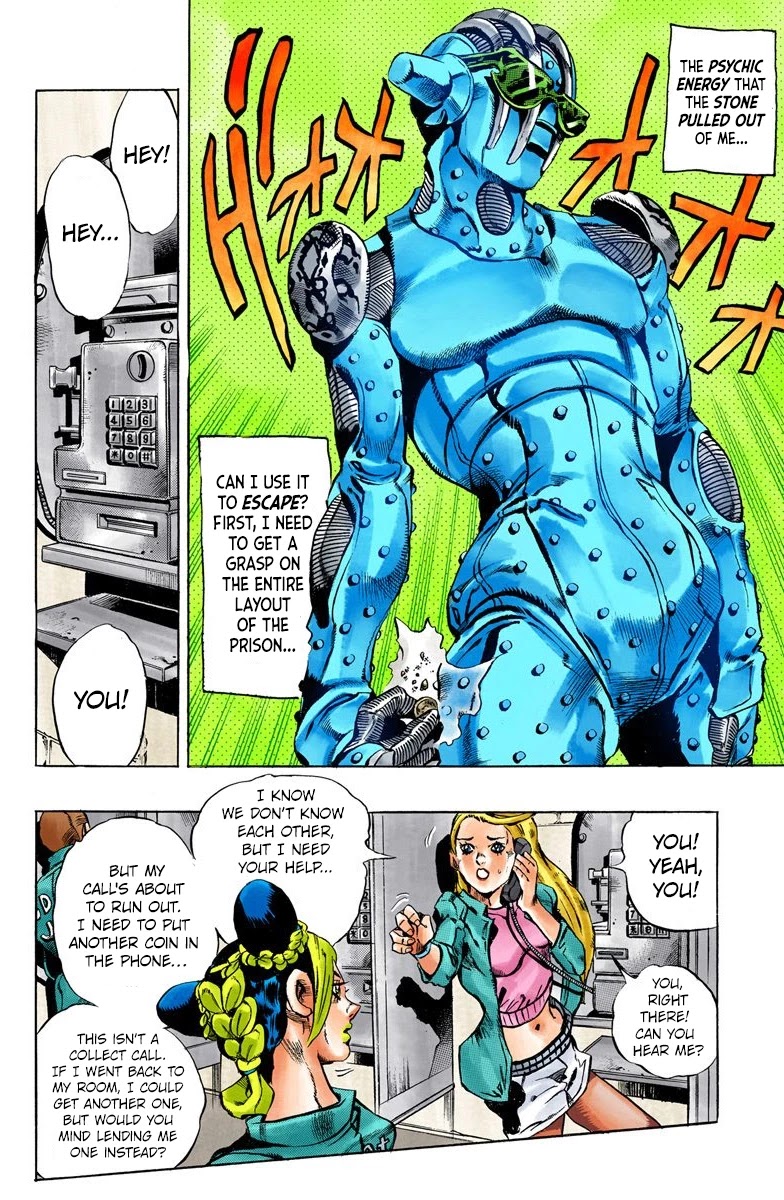 JoJo's Bizarre Adventure Part 6 - Stone Ocean (Official Colored) chapter 10 page 4