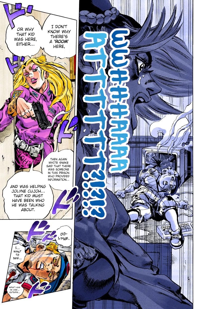 JoJo's Bizarre Adventure Part 6 - Stone Ocean (Official Colored) chapter 100 page 12