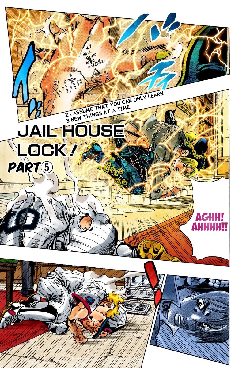 JoJo's Bizarre Adventure Part 6 - Stone Ocean (Official Colored) chapter 100 page 2