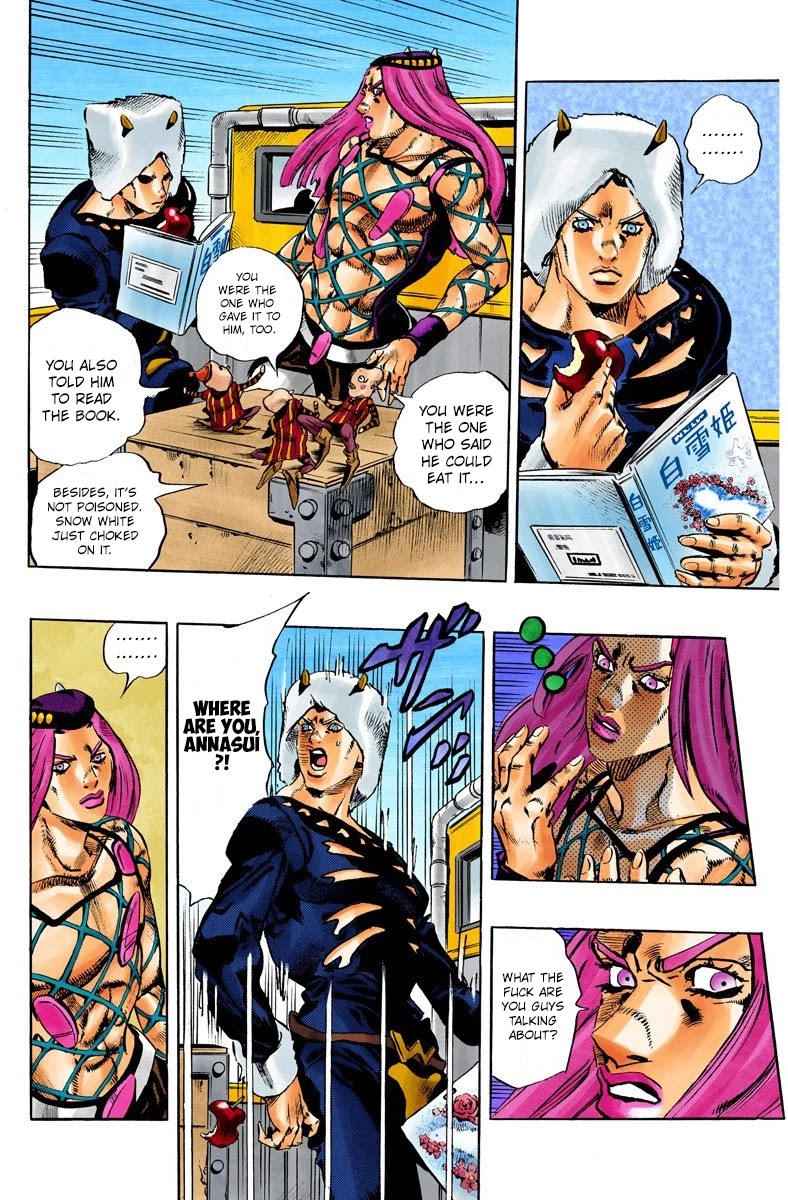 JoJo's Bizarre Adventure Part 6 - Stone Ocean (Official Colored) chapter 105 page 14