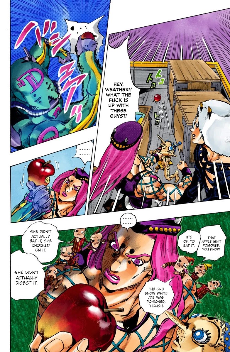 JoJo's Bizarre Adventure Part 6 - Stone Ocean (Official Colored) chapter 105 page 8