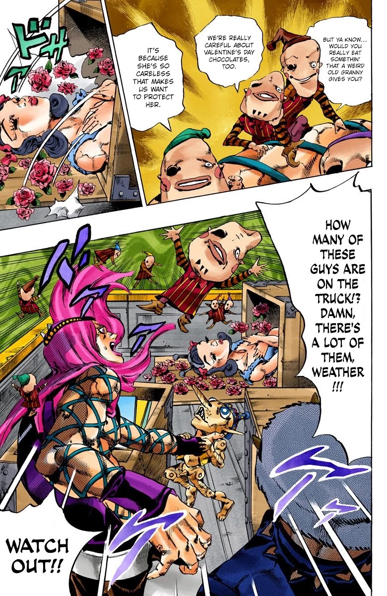 JoJo's Bizarre Adventure Part 6 - Stone Ocean (Official Colored) chapter 105 page 9