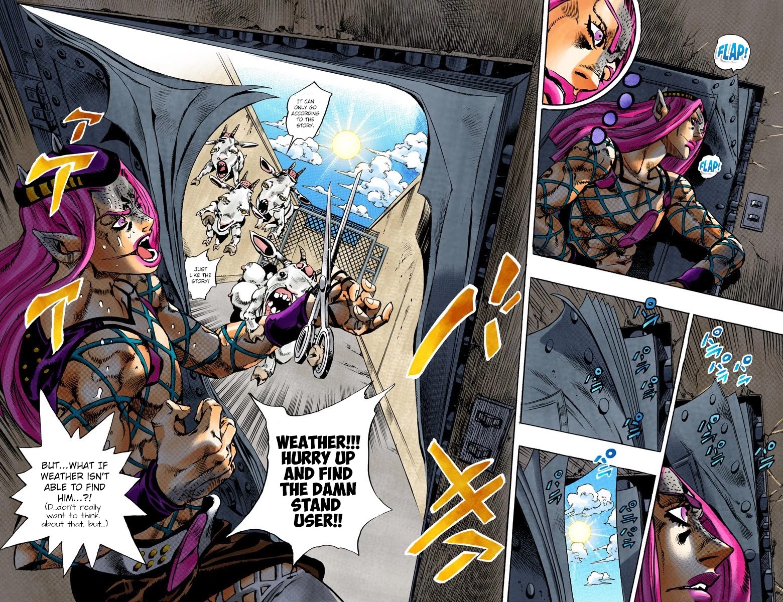 JoJo's Bizarre Adventure Part 6 - Stone Ocean (Official Colored) chapter 108 page 16