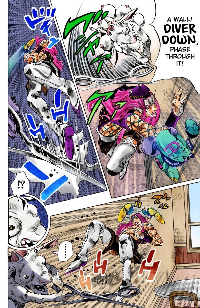 JoJo's Bizarre Adventure Part 6 - Stone Ocean (Official Colored) chapter 109 page 12