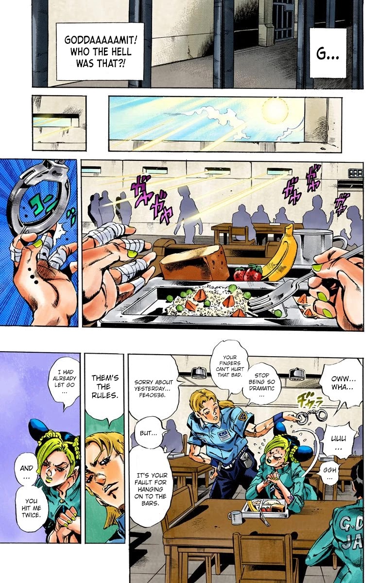 JoJo's Bizarre Adventure Part 6 - Stone Ocean (Official Colored) chapter 11 page 5