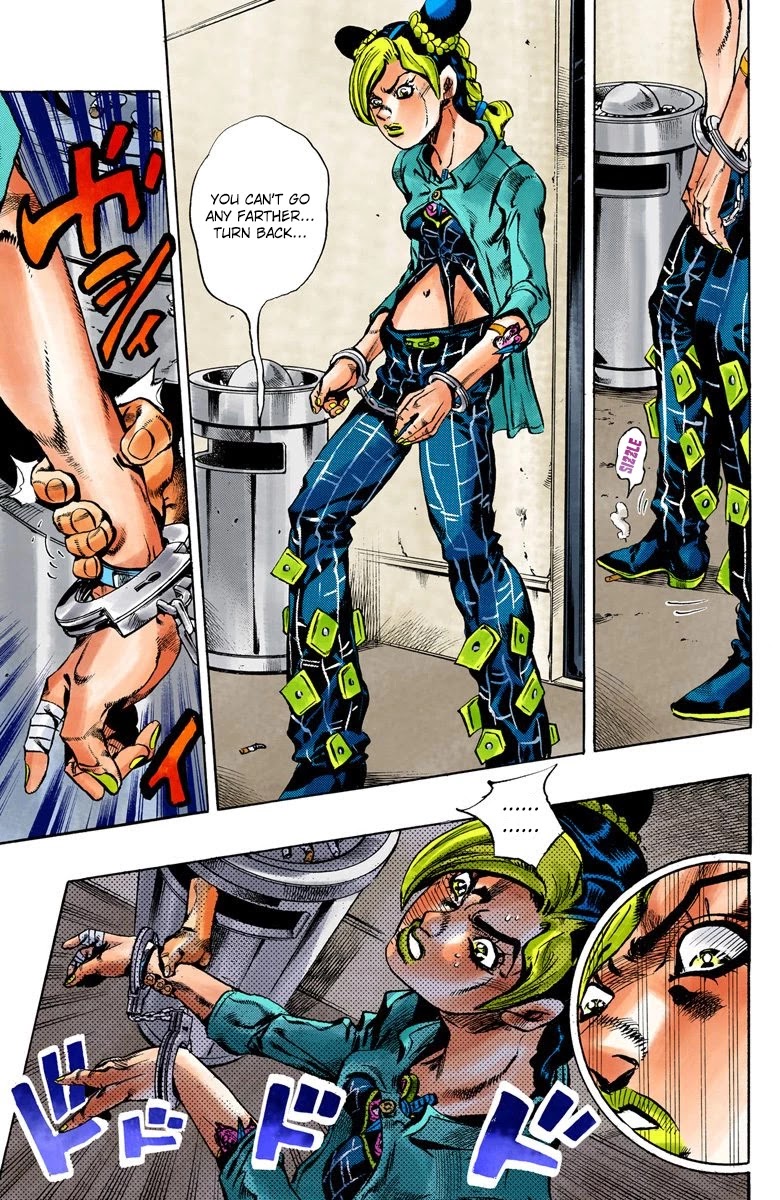 JoJo's Bizarre Adventure Part 6 - Stone Ocean (Official Colored) chapter 11 page 9