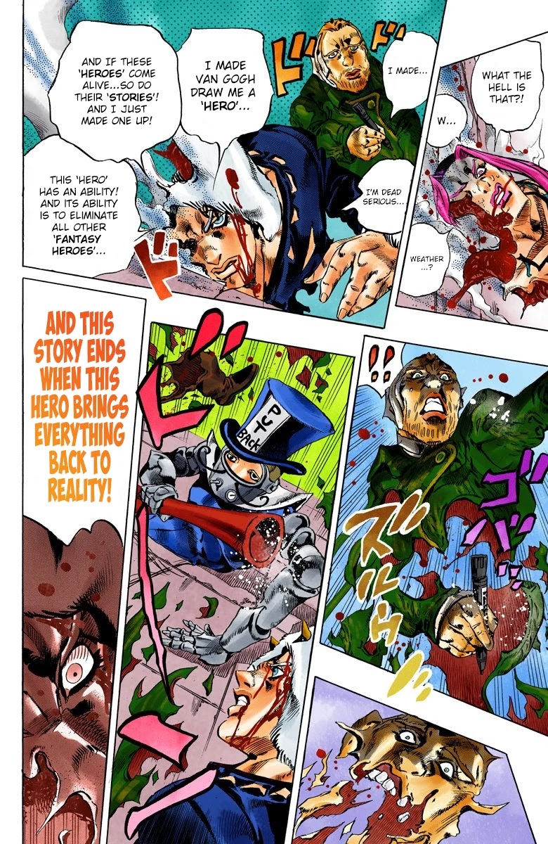 JoJo's Bizarre Adventure Part 6 - Stone Ocean (Official Colored) chapter 110 page 14
