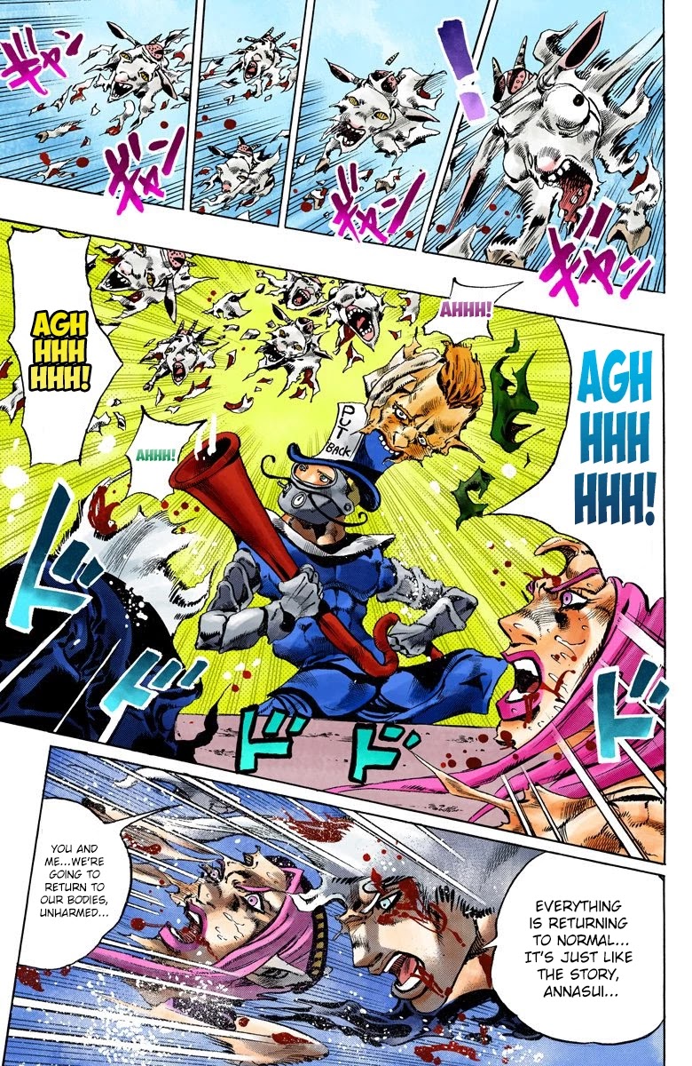 JoJo's Bizarre Adventure Part 6 - Stone Ocean (Official Colored) chapter 110 page 15
