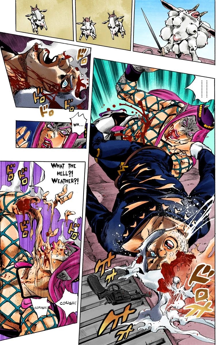 JoJo's Bizarre Adventure Part 6 - Stone Ocean (Official Colored) chapter 110 page 9