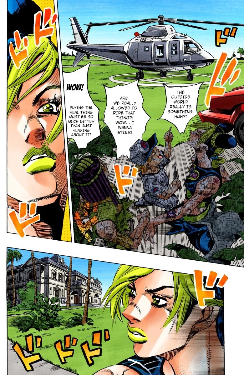 JoJo's Bizarre Adventure Part 6 - Stone Ocean (Official Colored) chapter 111 page 14