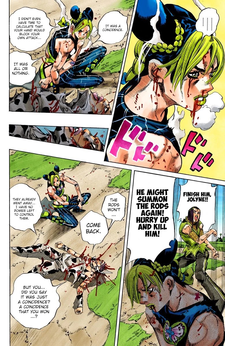 JoJo's Bizarre Adventure Part 6 - Stone Ocean (Official Colored) chapter 117 page 12