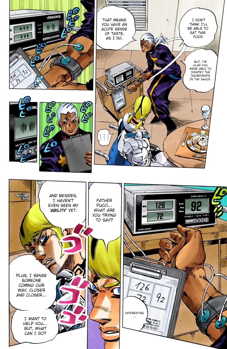 JoJo's Bizarre Adventure Part 6 - Stone Ocean (Official Colored) chapter 118 page 12