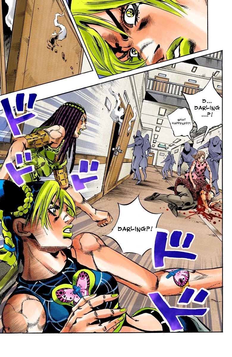 JoJo's Bizarre Adventure Part 6 - Stone Ocean (Official Colored) chapter 118 page 19