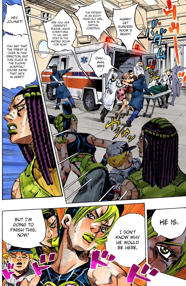 JoJo's Bizarre Adventure Part 6 - Stone Ocean (Official Colored) chapter 118 page 4