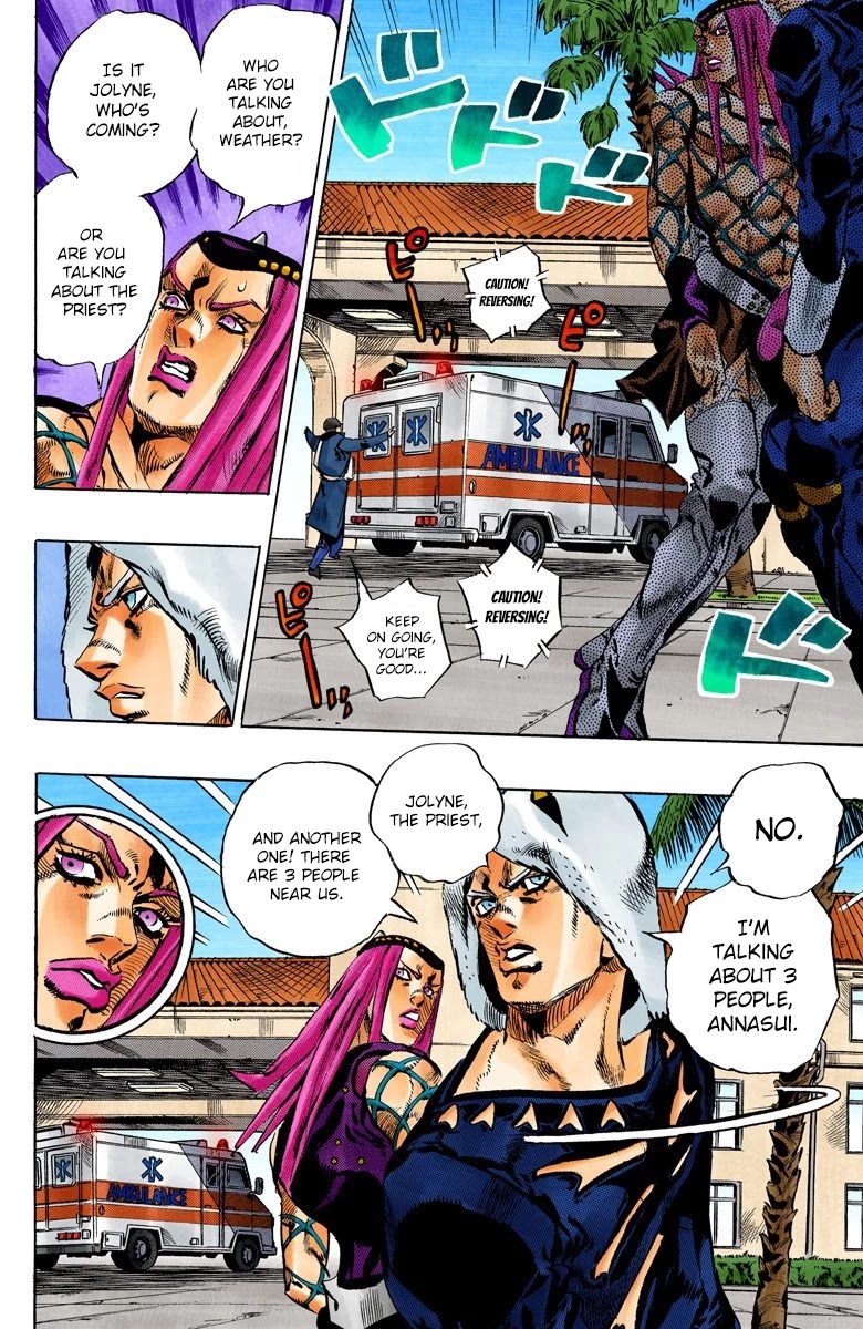 JoJo's Bizarre Adventure Part 6 - Stone Ocean (Official Colored) chapter 118 page 6