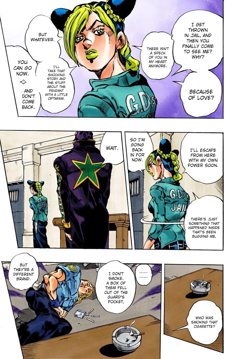 JoJo's Bizarre Adventure Part 6 - Stone Ocean (Official Colored) chapter 12 page 15
