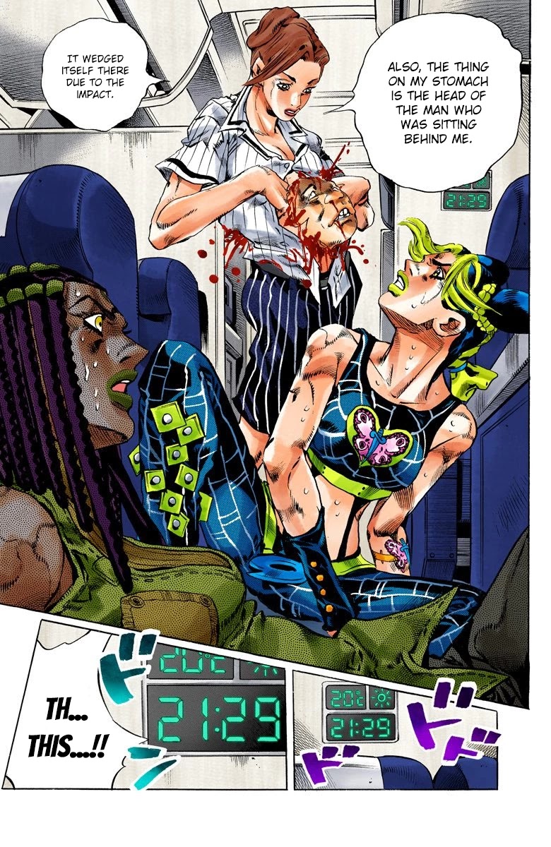 JoJo's Bizarre Adventure Part 6 - Stone Ocean (Official Colored) chapter 120 page 18