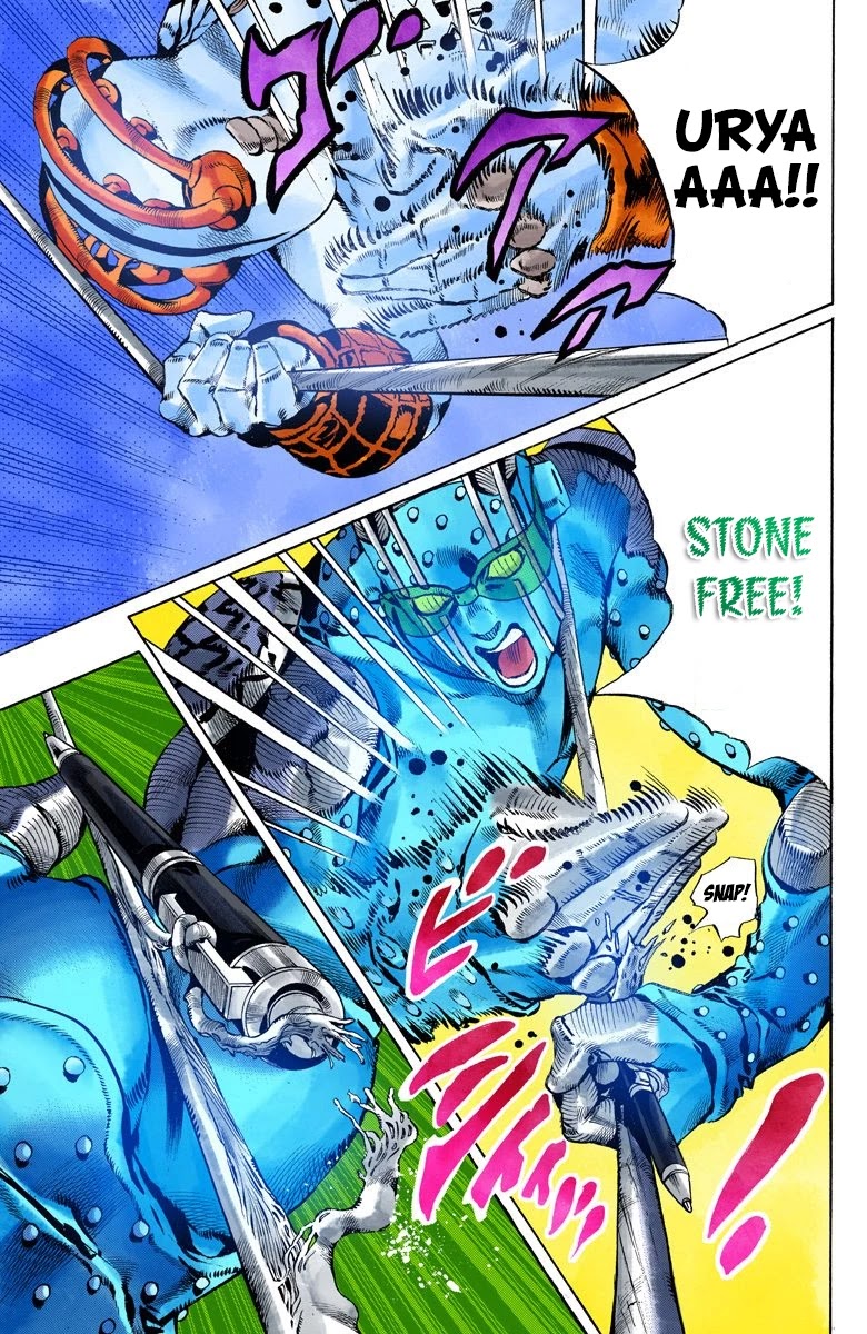 JoJo's Bizarre Adventure Part 6 - Stone Ocean (Official Colored) chapter 120 page 8