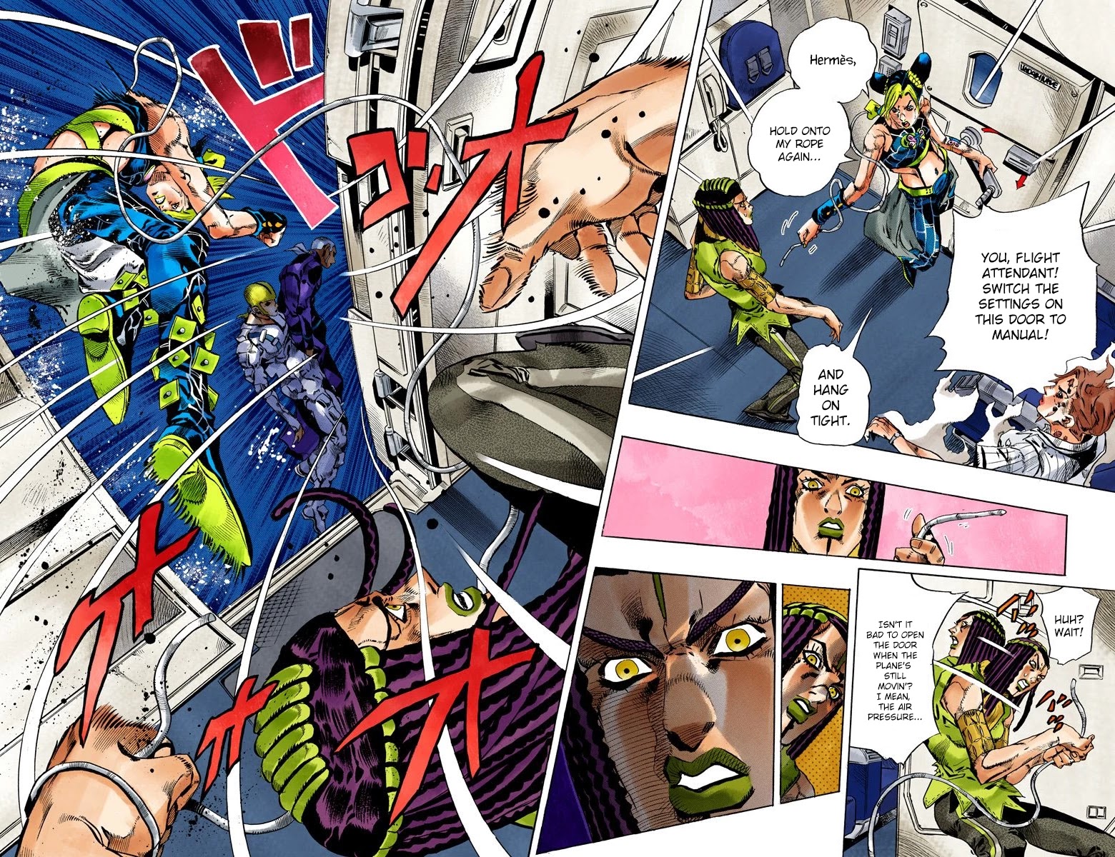 JoJo's Bizarre Adventure Part 6 - Stone Ocean (Official Colored) chapter 121 page 10