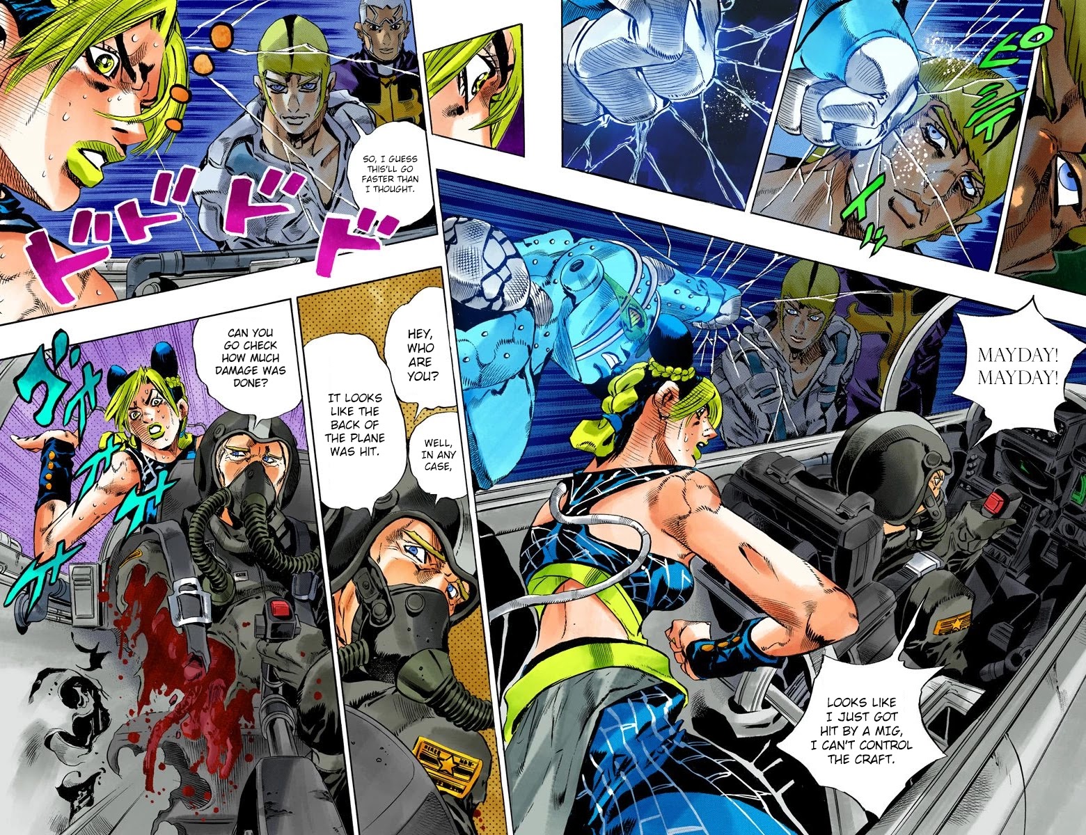 JoJo's Bizarre Adventure Part 6 - Stone Ocean (Official Colored) chapter 121 page 12