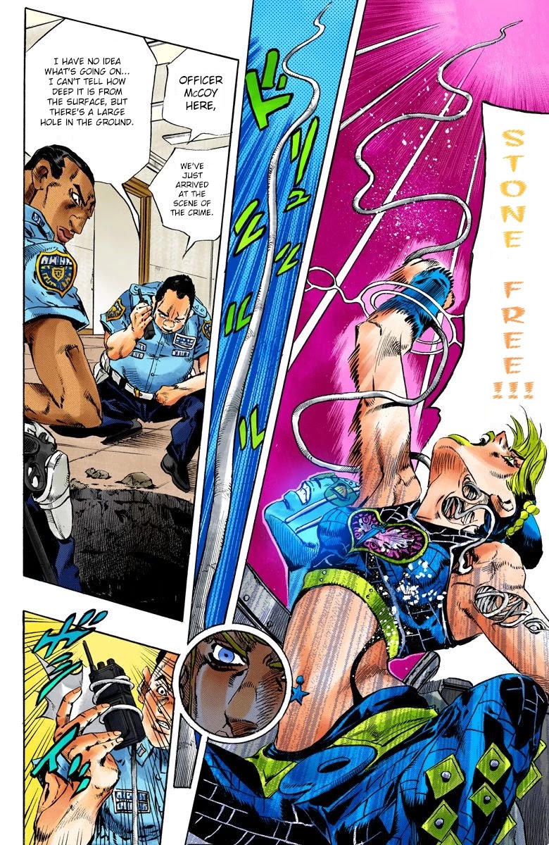 JoJo's Bizarre Adventure Part 6 - Stone Ocean (Official Colored) chapter 121 page 15