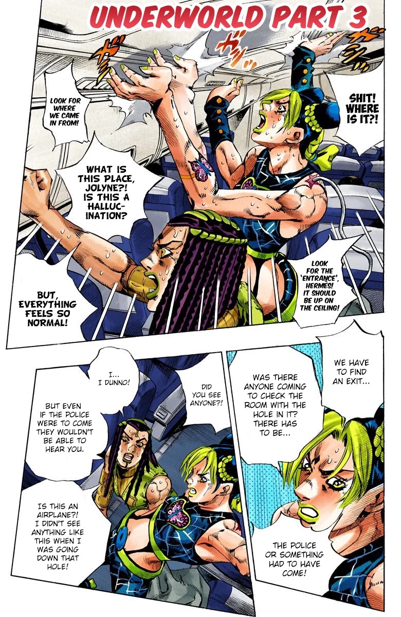 JoJo's Bizarre Adventure Part 6 - Stone Ocean (Official Colored) chapter 121 page 2
