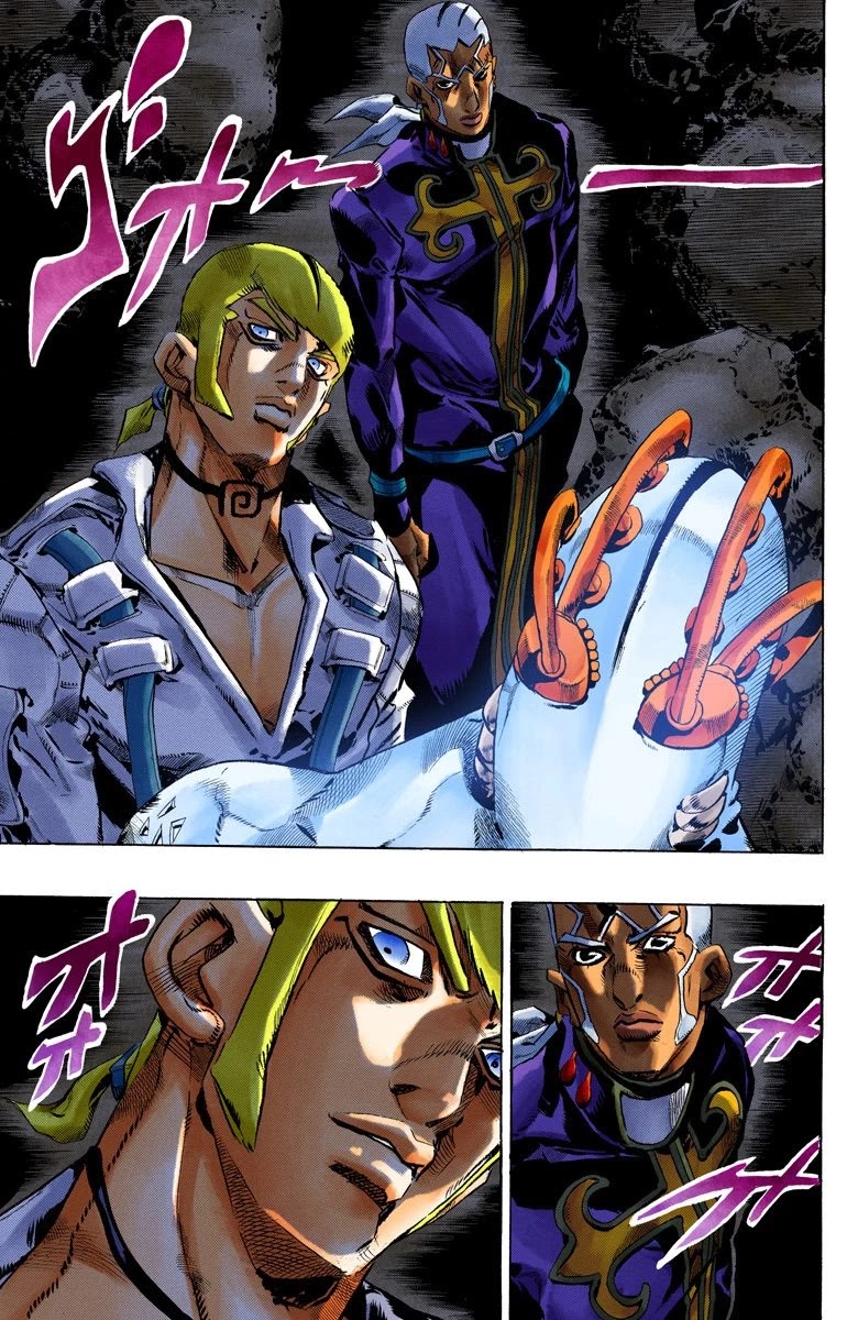 JoJo's Bizarre Adventure Part 6 - Stone Ocean (Official Colored) chapter 121 page 7