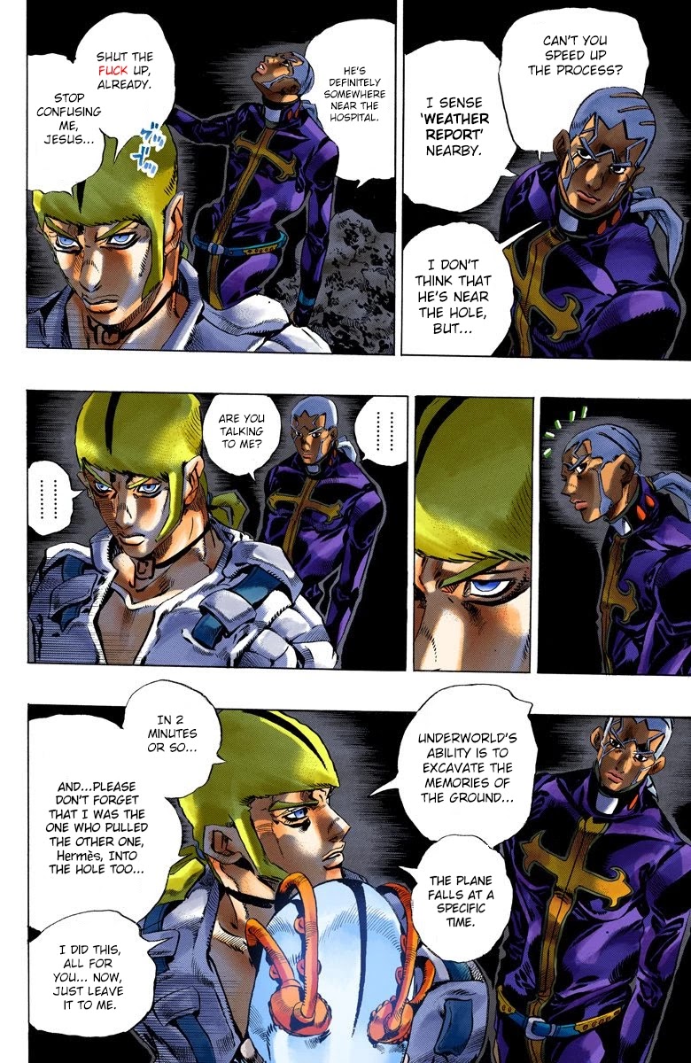 JoJo's Bizarre Adventure Part 6 - Stone Ocean (Official Colored) chapter 121 page 8